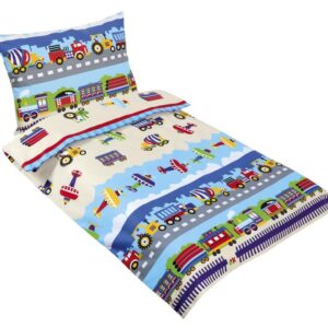 Dětské povlečení Agáta letadla a auta