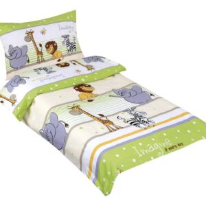 Dětské povlečení Agáta safari zelené