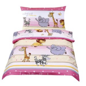 Dětské povlečení Beáta růžové safari