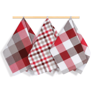 Utěrky bavlněné 156 kostka červená